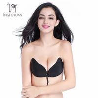 strapless bra silicone backless underwear push up bra wire free invisible bra adhesive seamless bra for wedding party event
