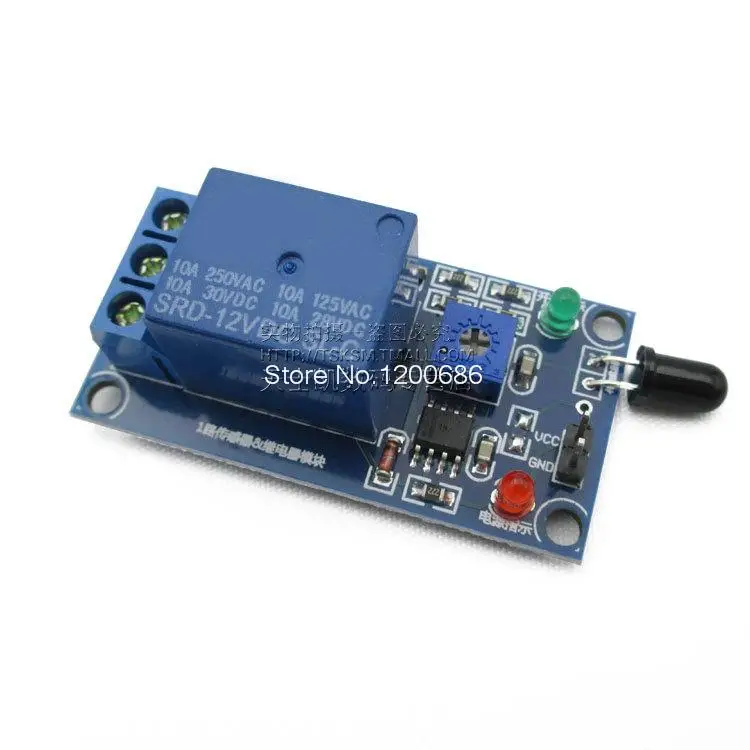 Датчик обнаружения пламени переключатель датчика и релейный инфракрасный прием