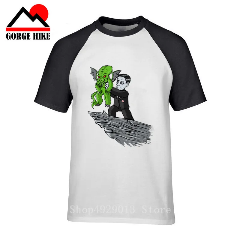 Мужская футболка с принтом Le poulpe Cthulhu Demon King крутая одежда хипстер тройники из