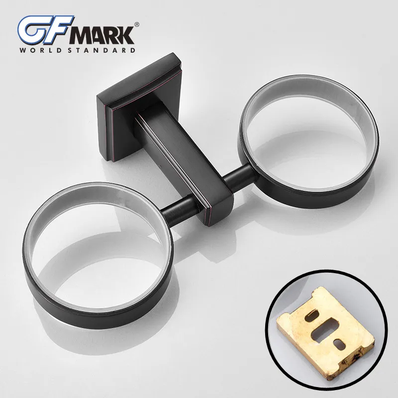 GFmark винтажный держатель для чашек ванной комнаты медная основа керамическая