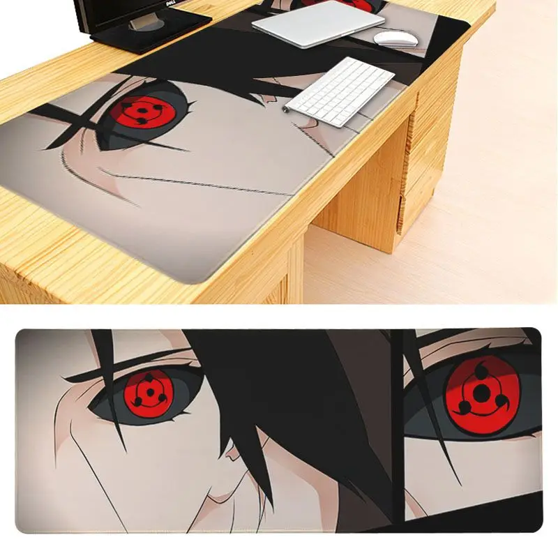 30x90cm Красивое аниме maiyaca Itachi s Sharingan коврик для мыши геймер игровые коврики размер для 300*700*2 мм и 300*900*2 мм коврик для мыши - Цвет: 30x90cm