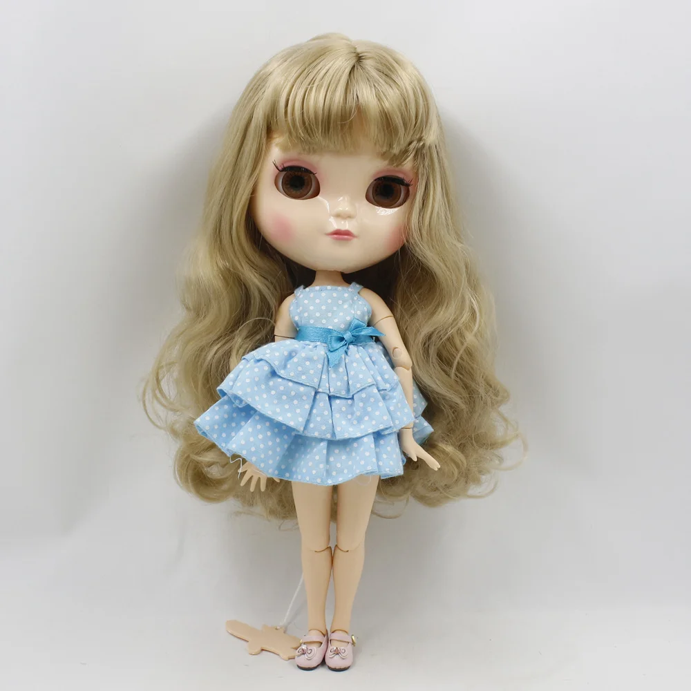 Blyth кукла ледяной азон тело 230BL3227 мечтательный светильник зеленый кудрявый волос