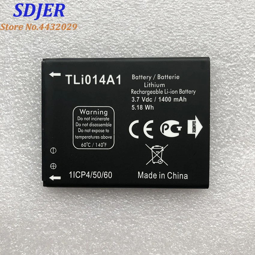 

TLI014A1 1400mAh Li-ion battery for Alcatel one touch Fire 4012 4012A 4012X CAB31P0000C1 / CAB31P0000C2 Battery