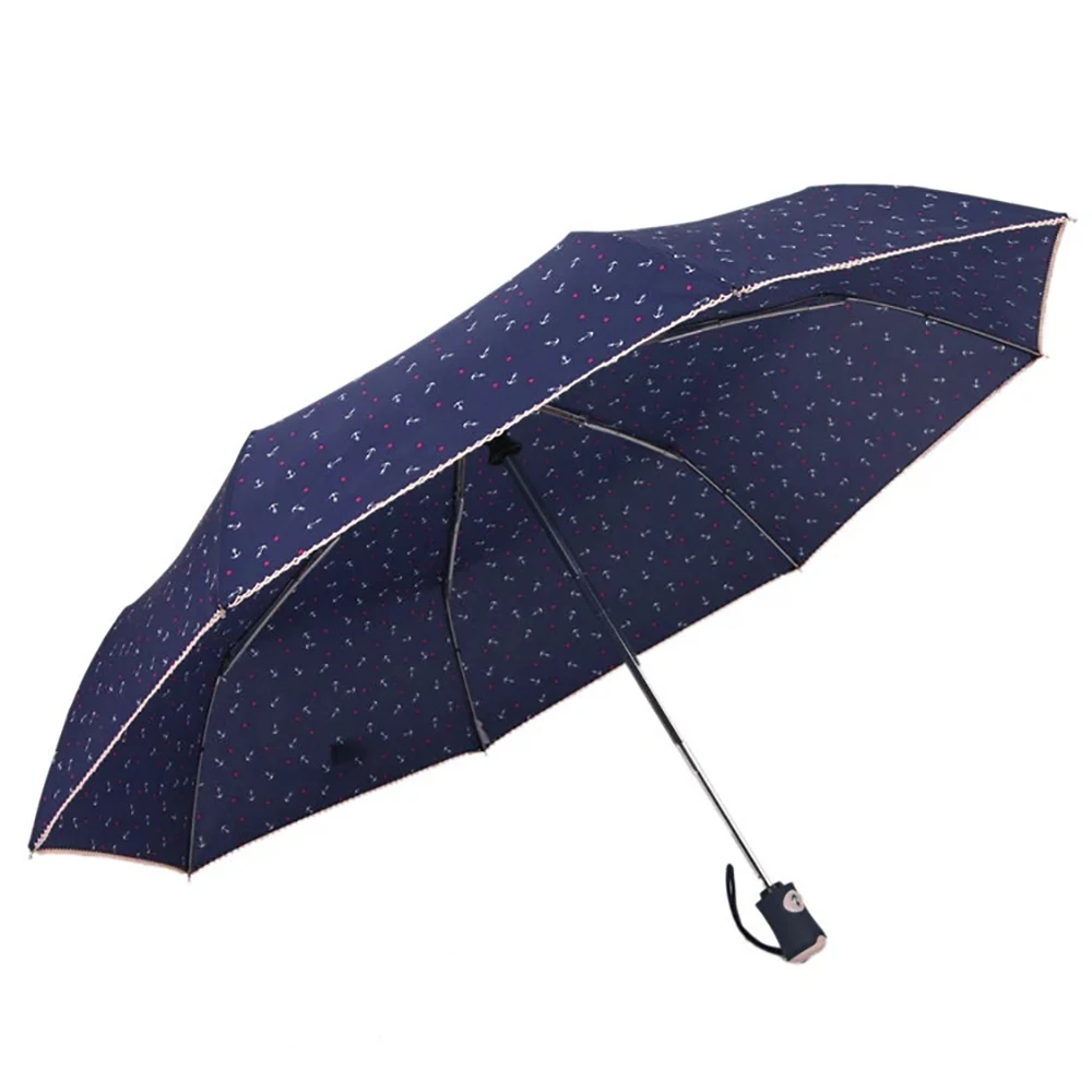White Blue Auto Open Close Strong High Fully Automatic Quality Windproof for Women Men Rain Umbrellas Fashion Kids Z601 | Дом и сад
