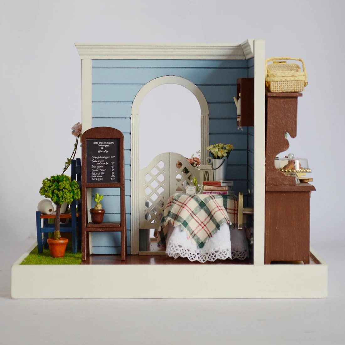 Рождественские подарки Миниатюрная игрушка-головоломка Diy Кукольный дом модель деревянная мебель строительные блоки игрушки подарки на день рождения Мэри Сладкая выпечка