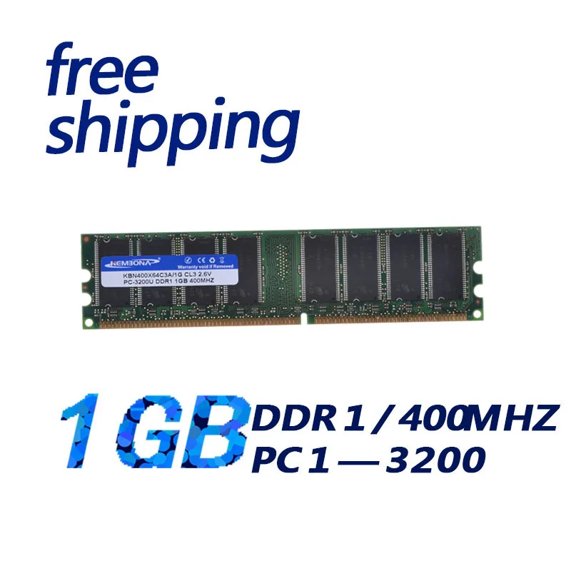 Бесплатная доставка KEMBONA! Новинка 1 Гб DDR 400 ПК 3200 МГц 184PIN неecc настольный компьютер