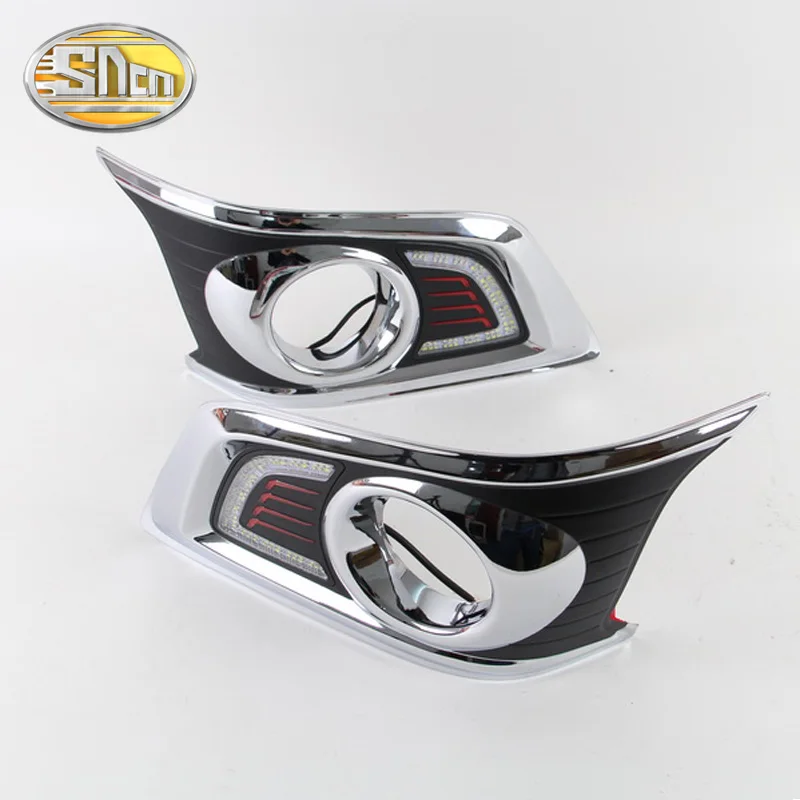 Для Toyota Hilux Vigo 2012 2013 супер яркость Водонепроницаемый ABS 12 В автомобиль DRL лампа Светодиодный дневной ходовой светильник Дневной светильник SNCN