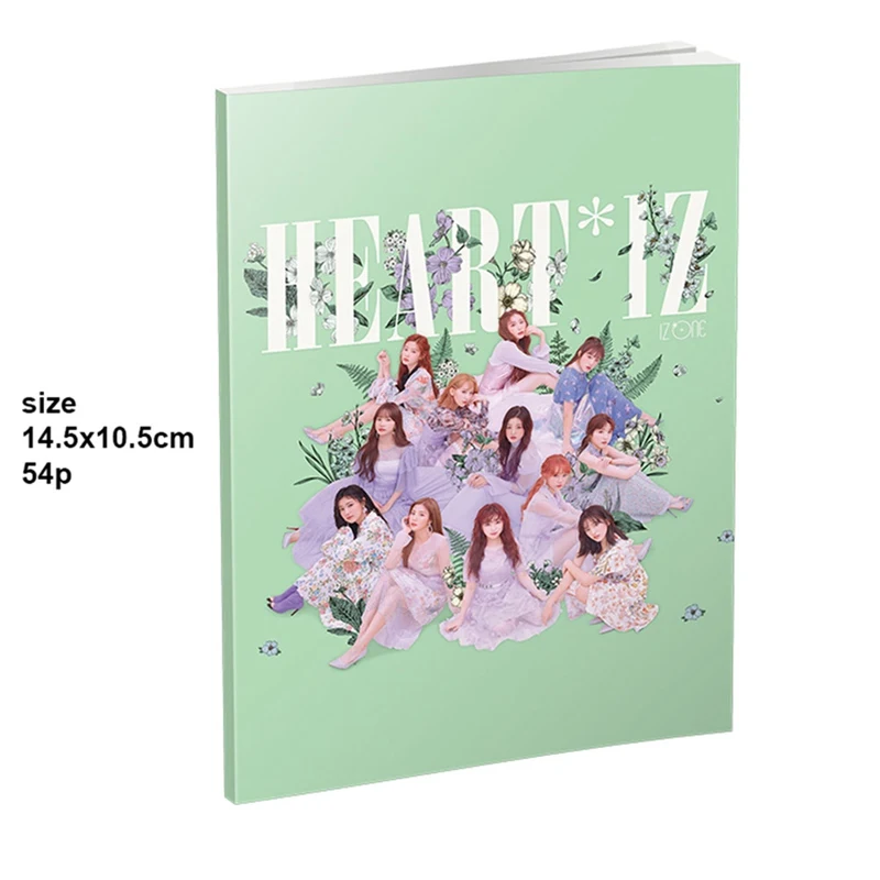 54 страницы KPOP IZONE девушки команда Мини альбом книга с картинками Ын Би Юри Джо сердце* из HD фото плакат картина для фанатов