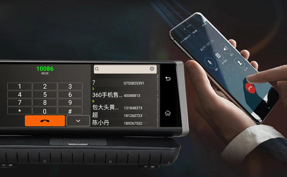 GreenYi Android 5,1 gps Navi 4G ADAS Bluetooth wifi FM 1080P Автомобильная Подставка на Dash " сенсорный экран FHD DVR монитор с задней камерой
