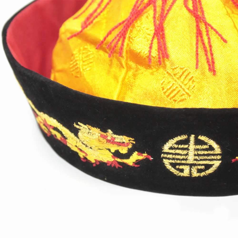 Китайская Шляпа дракон Династия Цин император Тан костюм головной убор владелец