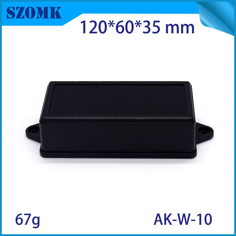 10 pcs wall mount enclosure plastic enclosures china pcb box 120x60x35mm electronics indoor waterproof junction abs housing |