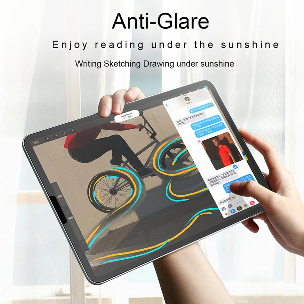 WOWCASE бумага, как Защитная пленка для экрана для iPad 12,9/11/10,5 Mini 5/4 Air 3, профессиональная пленка для рисования и набросков
