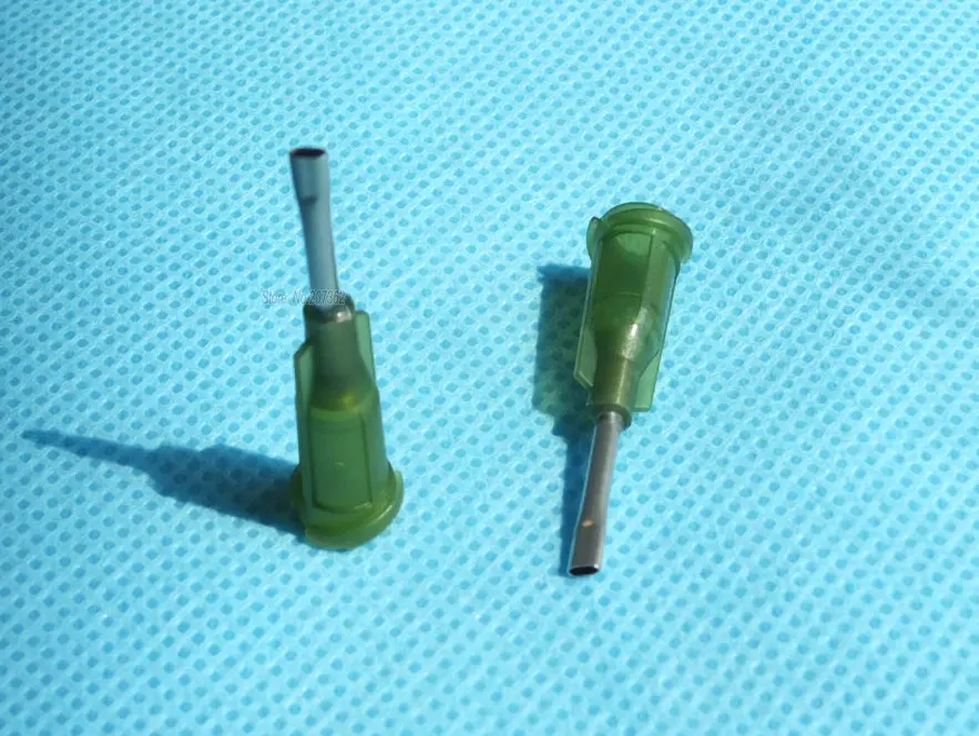 Овальные тупые иглы 50pk 14 Калибр 1/2 дюйма Дозирующий наконечник, игла для дозирования клея