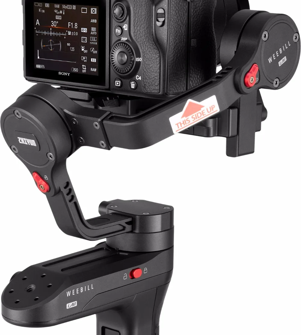 Zhiyun Weebill LAB 3-осевой ручной карданный стабилизатор для беззеркальной камеры sony A7R3 A7S2 A7M3 A6300 A6500 Lumix GH5 PK Crane 3