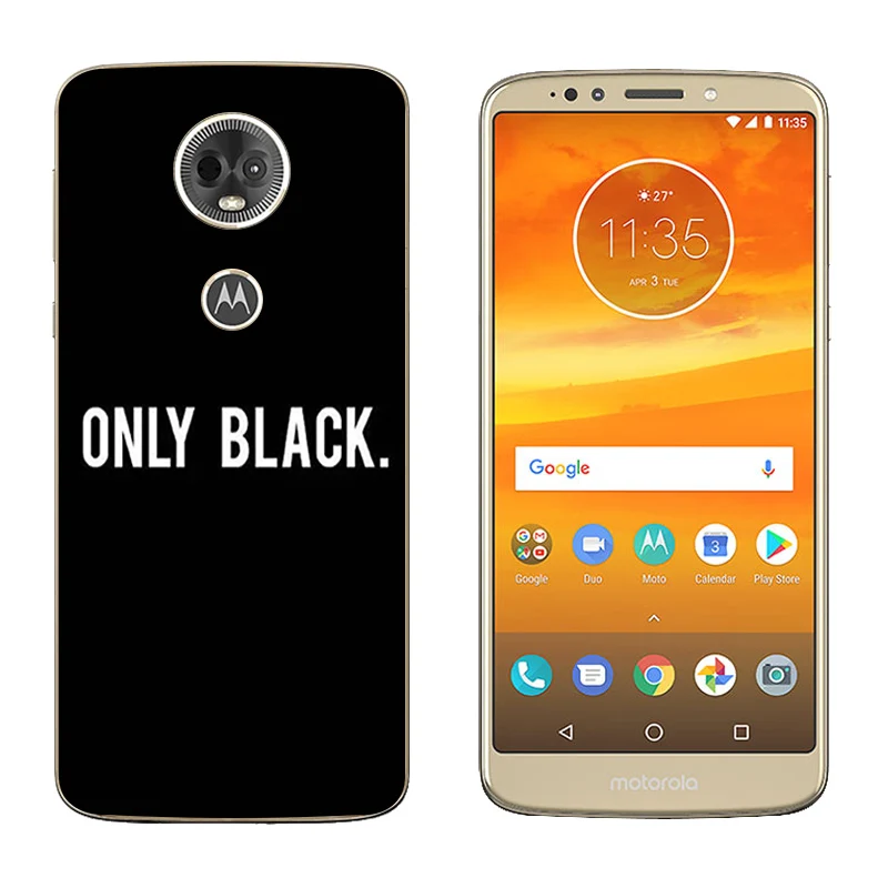 Мягкий силиконовый чехол из ТПУ для Motorola E5 Plus задняя крышка телефона 6 0 дюймов MOTO