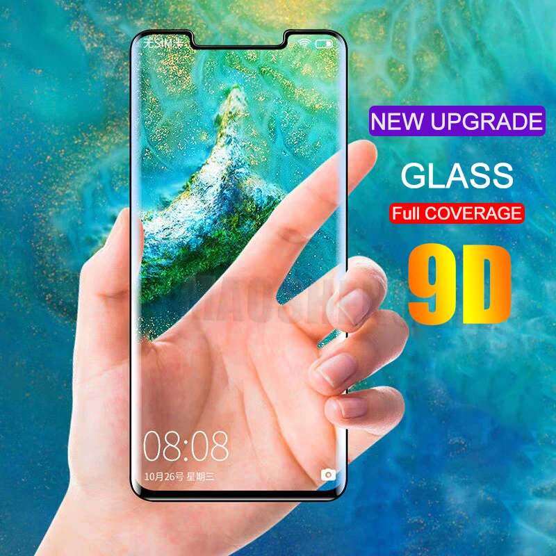 9D изогнутое закаленное стекло для huawei mate 20 Pro Полное покрытие стекло Защита экрана для huawei mate 30 Pro Закаленное стекло пленка