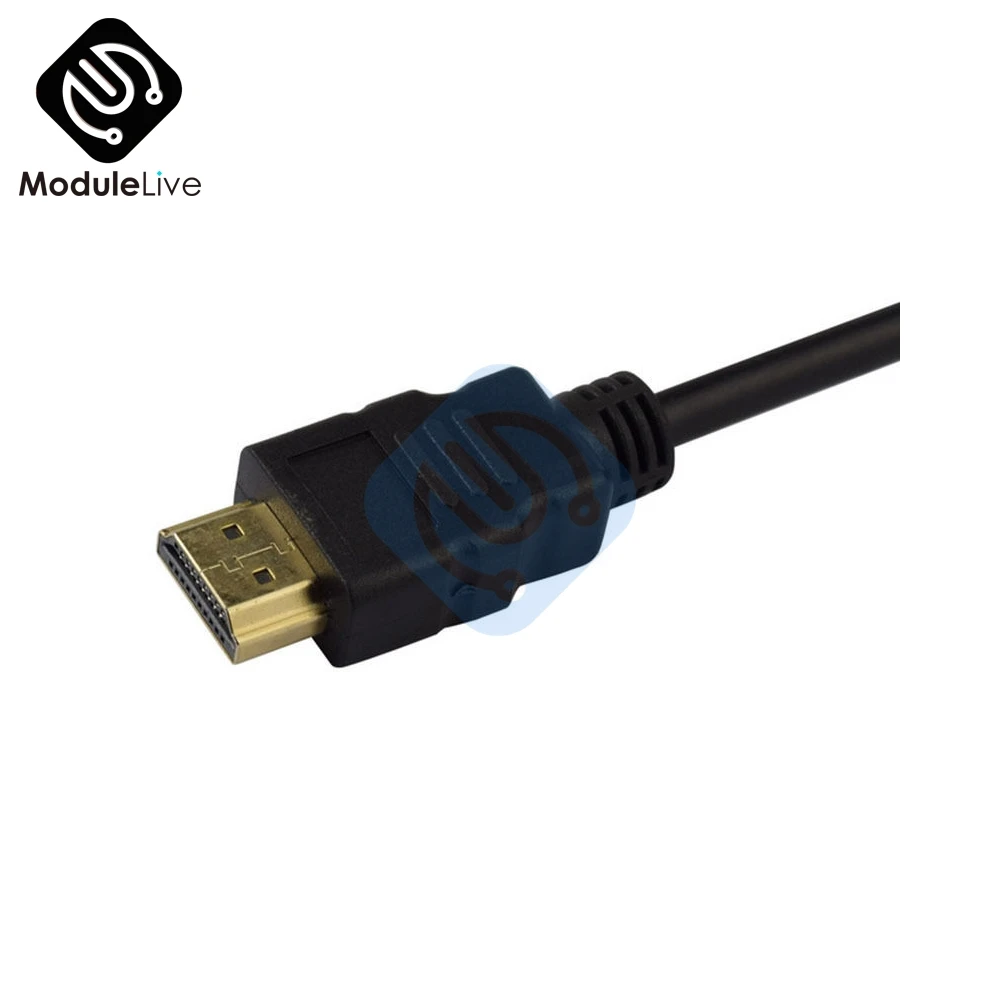 720P 1080P HDMI штекер VGA гнездо видео конвертер адаптер кабель для ПК ноутбука DVD RGB HDTV
