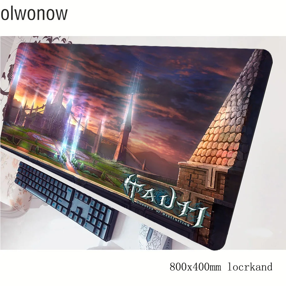 Lineage 2 коврик для мыши gamer 3d 800x400x3 мм игровой Большой HD блокнот с рисунком