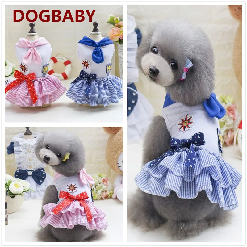 

B83 dog skirt dog summer dress pet clothes dog summer clothes 2017 new style