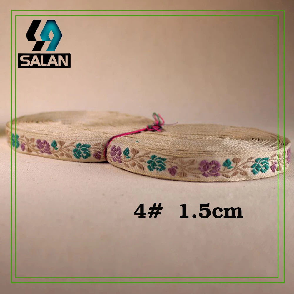 Новый Ретро Национальный ветер Микро стерео Роза лента окантовка костюма