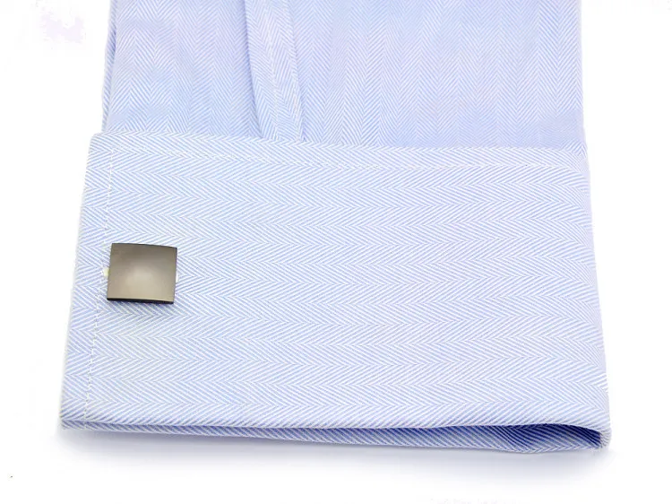 SPARTA Tungsten steel plated simple square High quality metal cufflinks A | Украшения и аксессуары