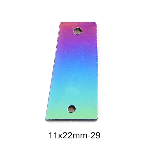 P29-11X22mm 20 шт радужные зеркальные пришитые Стразы неправильной формы акриловые зеркальные радужные хрустальные Каменные Стразы для шитья свадебного платья B3734 - Цвет: P29-11X22mm