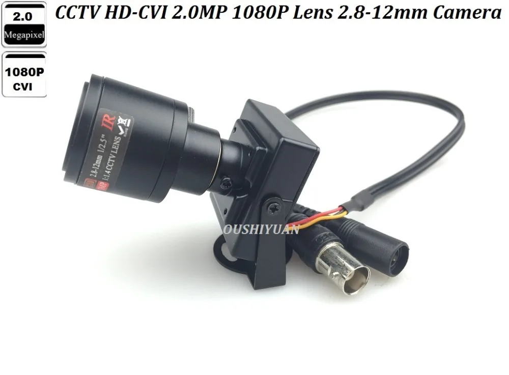 Камера видеонаблюдения с широкоугольным объективом 1080 МП 2 8 P 12 мм Mini Box CVI|mini box