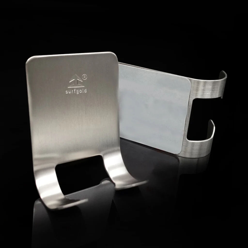 Крепкие самоклеящиеся настенные крючки для ванной комнаты из нержавеющей стали