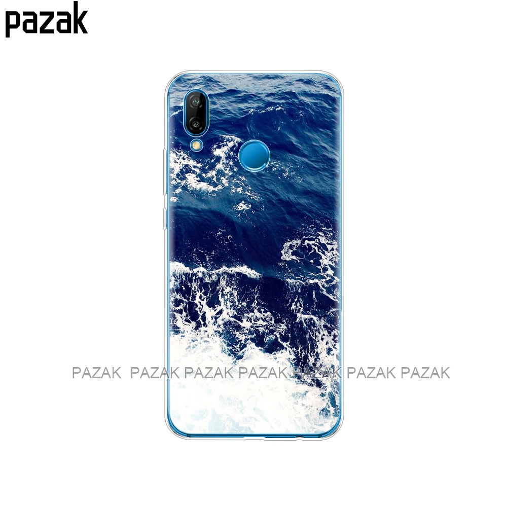61370 Силиконовый чехол для 5,8" huawei p 20 Lite huawei p 20 pro Чехол для huawei p 20 задняя крышка для телефона мягкий защитный прозрачный чехол из ТПУ - Цвет: 61370