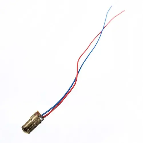 2 шт. Диодный лазер модуль головка в форме лампы DC 5V 5mW 650nm 6 мм | Компьютеры и офис