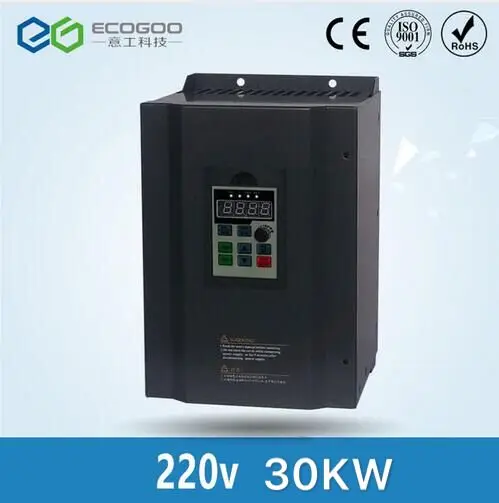 30 кВт 220 В 1-фазный вход и 3-фазный выход 40HP 400 Гц двигатель ac привод/инвертор