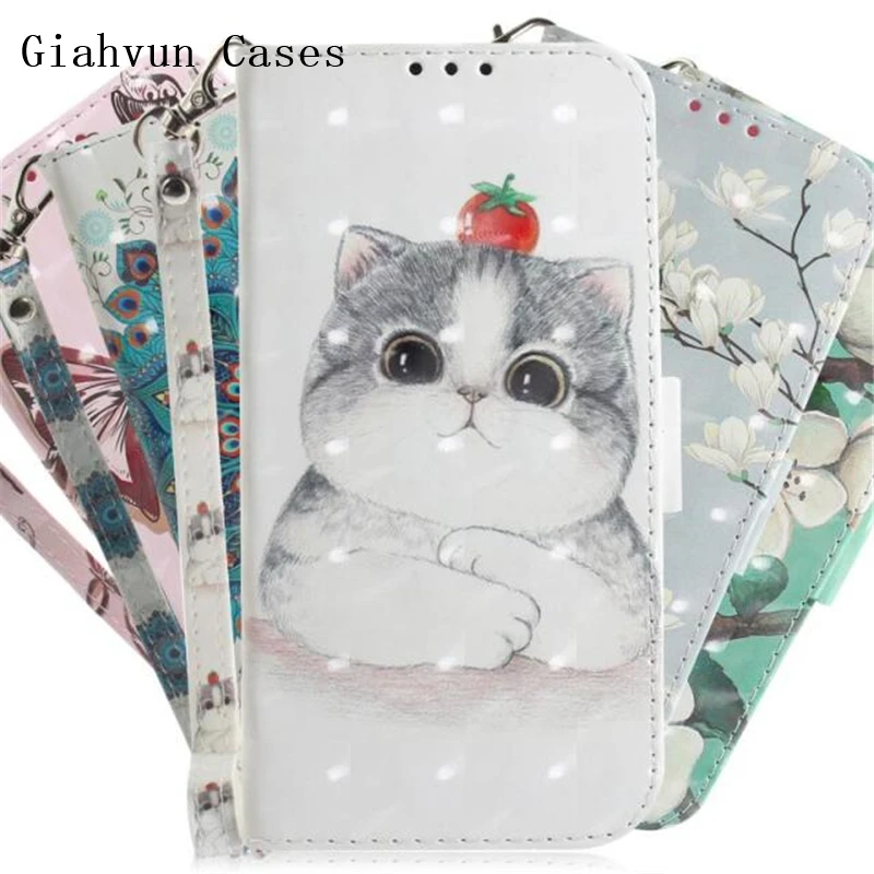 Милый кошелек с принтом животных мягкий кожаный держатель для карт подставка