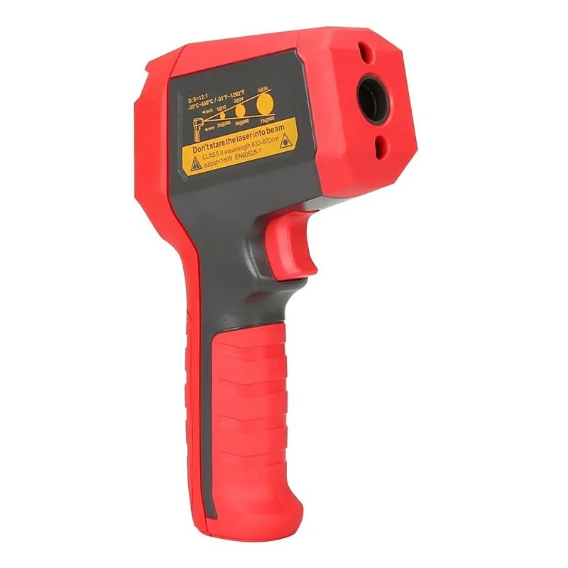 

UNI-T UT309C -35C-600C Handheld Dual IR Laser Professional Infrared Thermometer Pyrometer High & Low Temperature Alarm Function