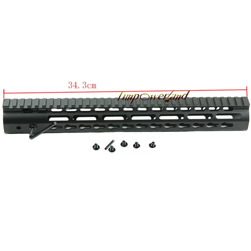Funpowerland черный свободный поплавок NSR 13 5 &quotHandguard цельный топ рельс системы KeyMod высокого качества ультра