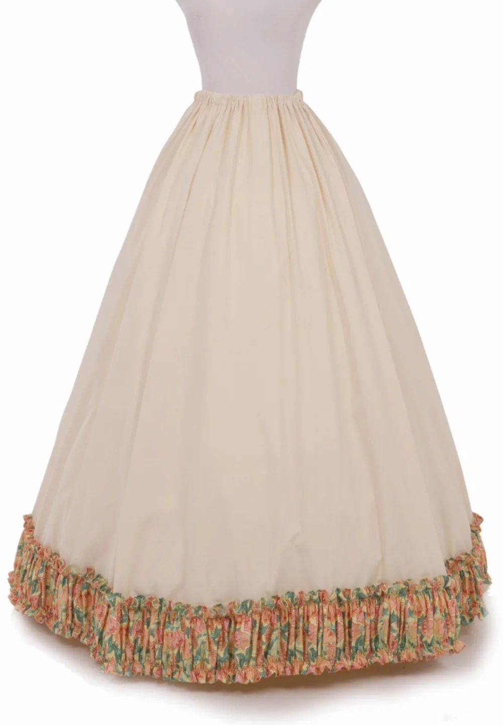 

Civil War Styled Skirt Victorian French Pleated Gathered Bustle Skirts