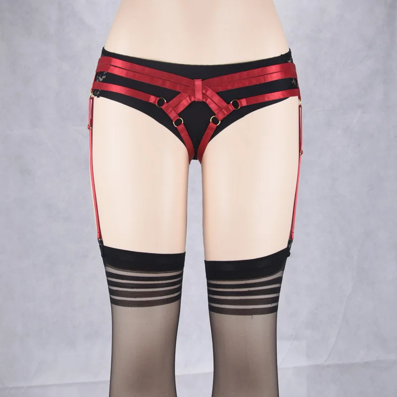 JLX.HARNESS Sexy Garters Goth Harajuku Style Handmade Garter Belt Leg garter for Women Gift One Adjust able Free Size | Женская одежда