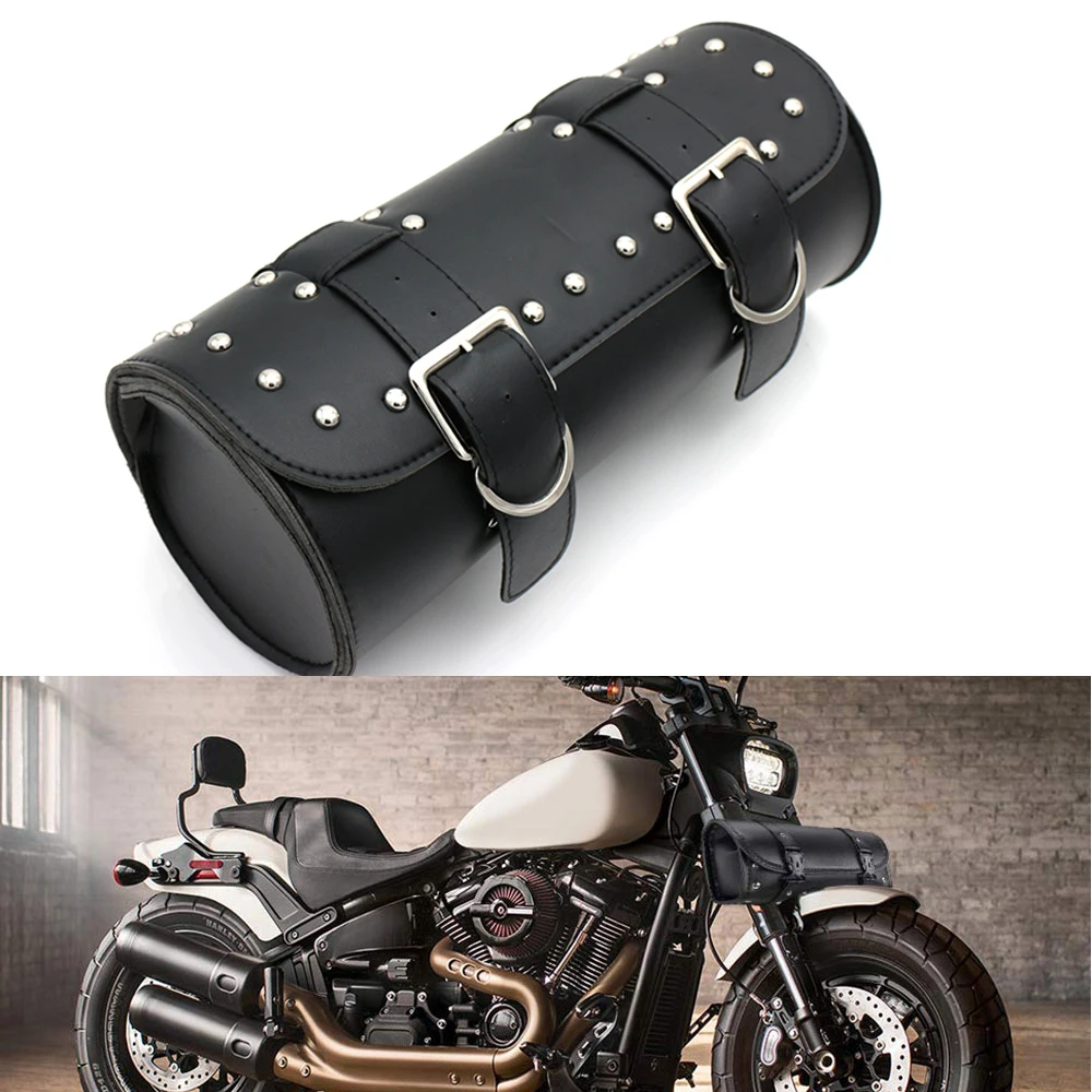 Сумки для инструментов мотоцикла седла Боковая Сумка Harley Chopper Cruiser Softail Sporster Bobber