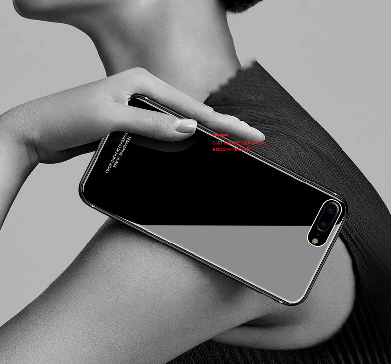 Чехол из закаленного стекла MAKAVO для iPhone XS Max 8 Plus 7 X, роскошный гибридный чехол на заднюю панель, противоударный жесткий чехол для iPhone8 XR