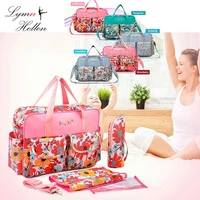 upgraded personality large capacity maternity diaper bag mother messenger tote with diaper changing mat pockets plush backpack
