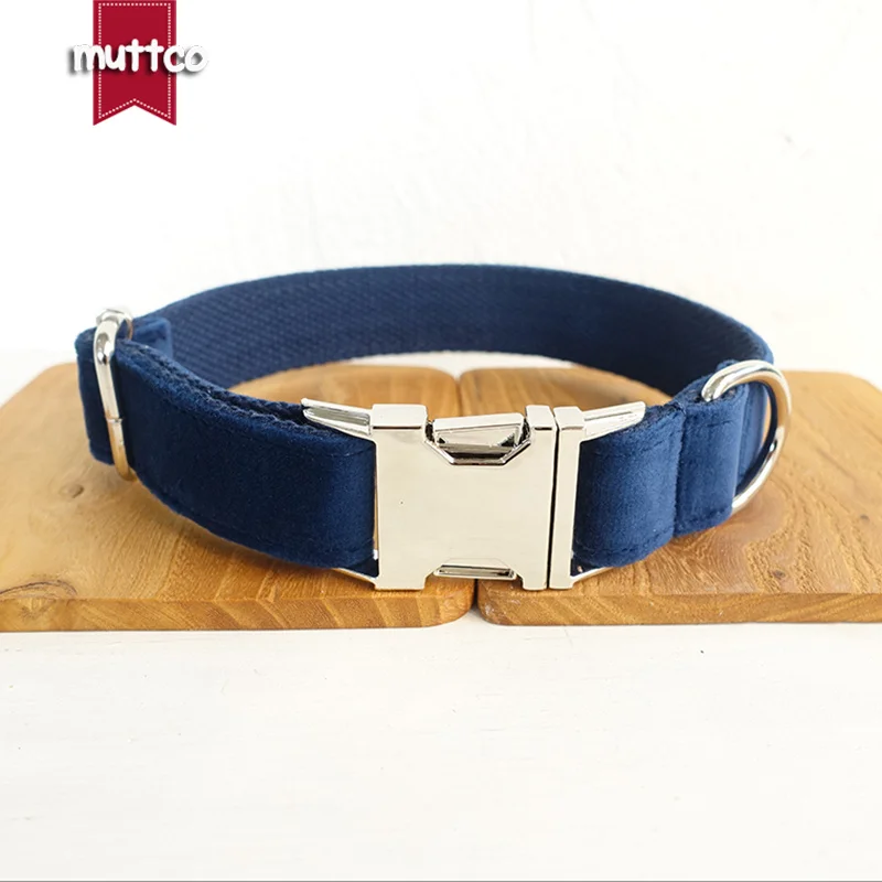 MUTTCO ошейник поводок набор аксессуар для домашних животных Сапфир Регулируемые
