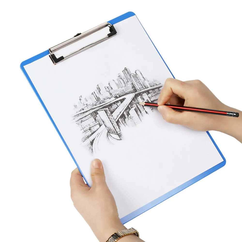 A4 пластиковая прозрачная доска для письма шина школьная офисная папка