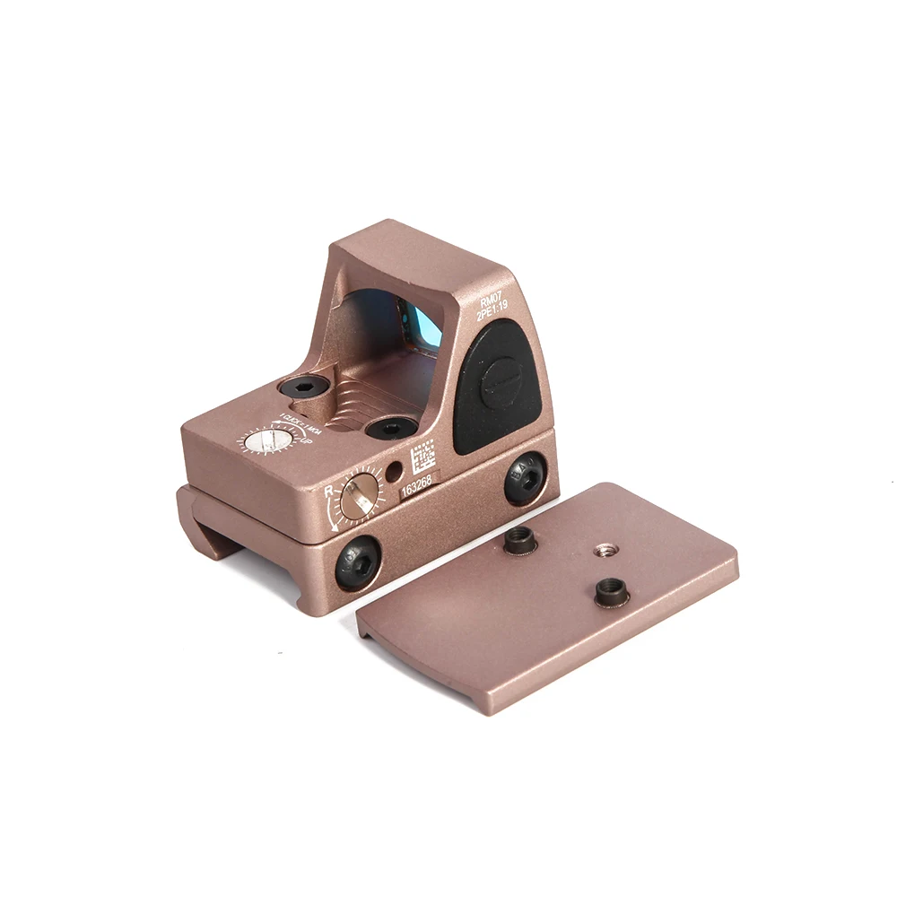 LUGER мини-rmr красный точечный прицел для винтовки оптический рефлекторный охотничий оптический прицел Fit 20 мм Weaver Rail для страйкбола пневматическое оружие