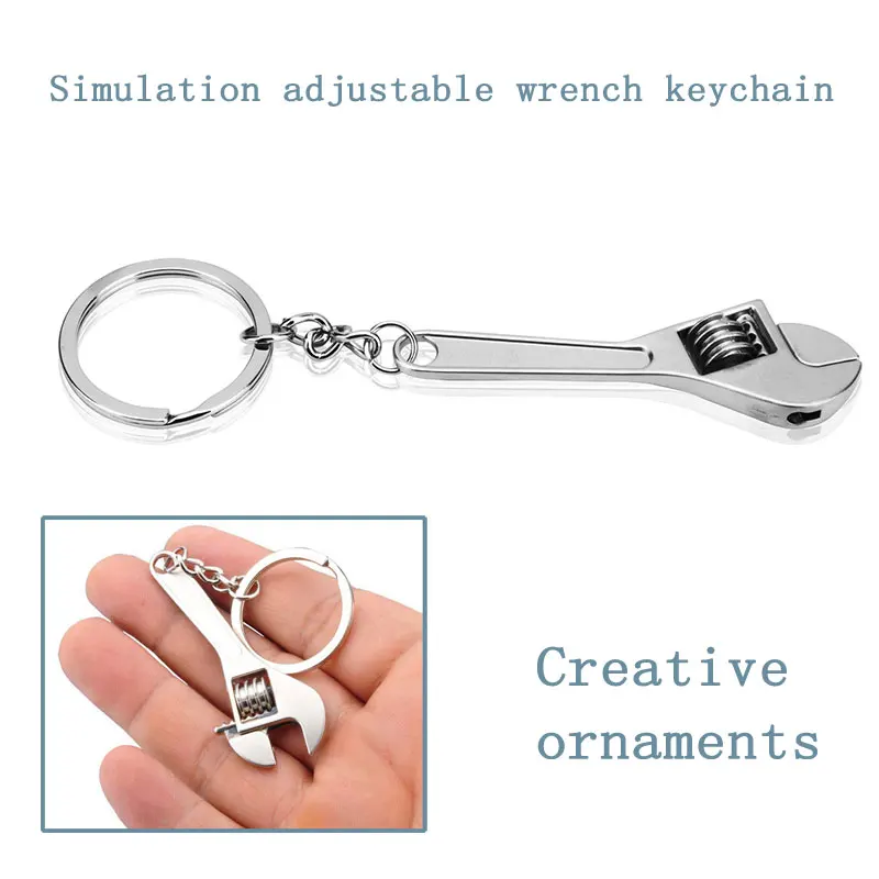 

Автомобильный Стайлинг, гаечный ключ из нержавеющей стали, брелок для ключей, автоаксессуары для Renault Megane 2 Captur Mitsubishi ASX Jeep Wrangler Peugeot