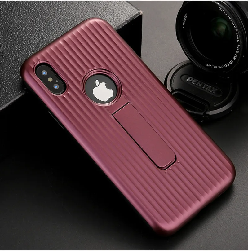 Противоударный чехол для телефона iphone X XR XS Max 8 7 автомобильный держатель