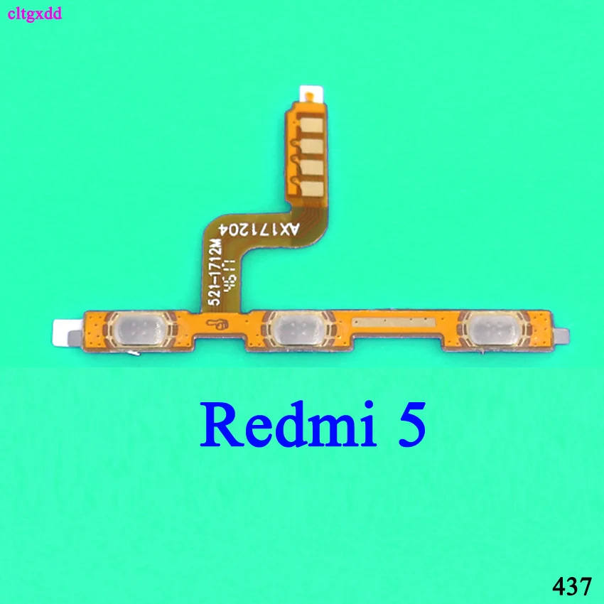 Cltgxdd 1 шт. кнопка включения и выключения громкости кабель для Xiaomi Redmi 3 3S 4 4A 4X 5 Plus 5A 6A