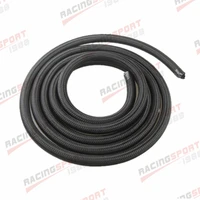 black nylon cover braided 1500 psi 8 an an8 oil fuel gas line hose 3m9 8ft