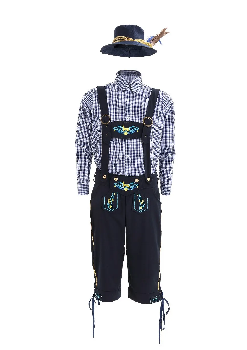 Костюм Октоберфест мужской Lederhosen баварский Немецкий фестиваль пива Косплей