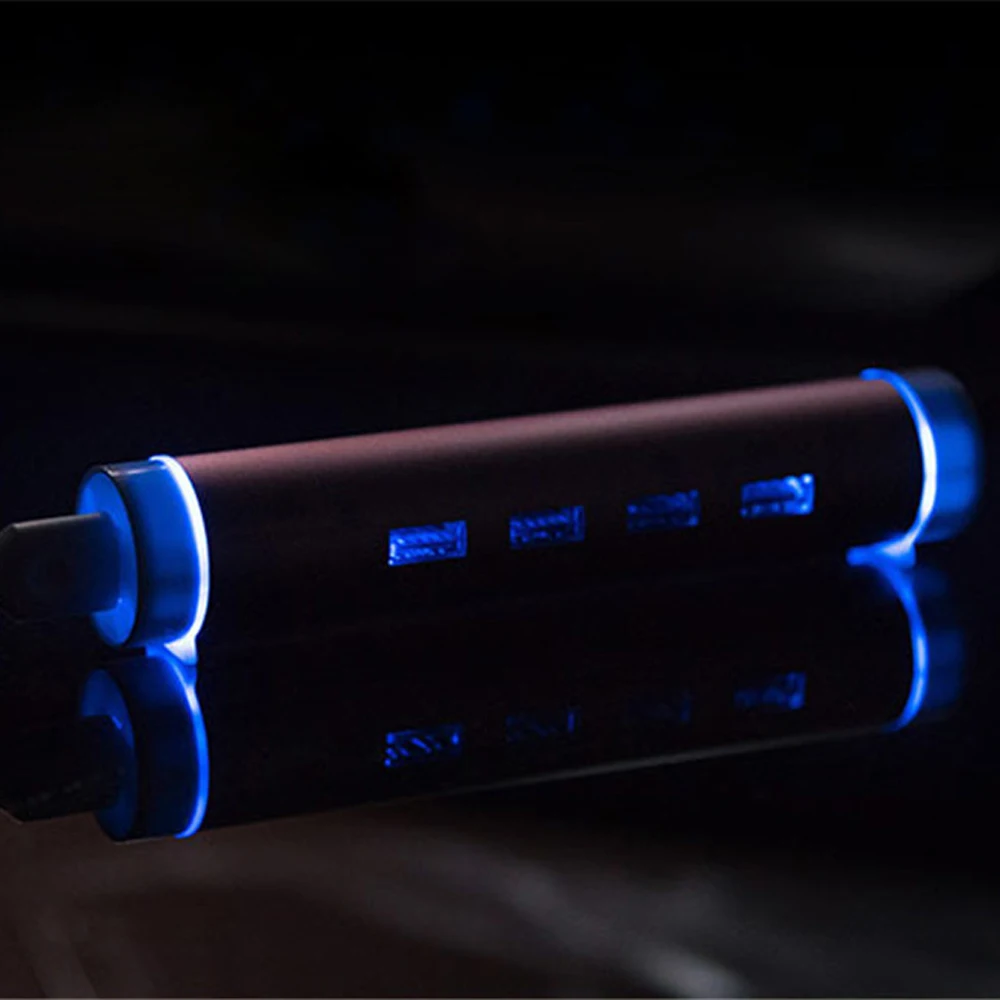 Высокоскоростной 4 портовый концентратор USB 3 0 из алюминиевого сплава
