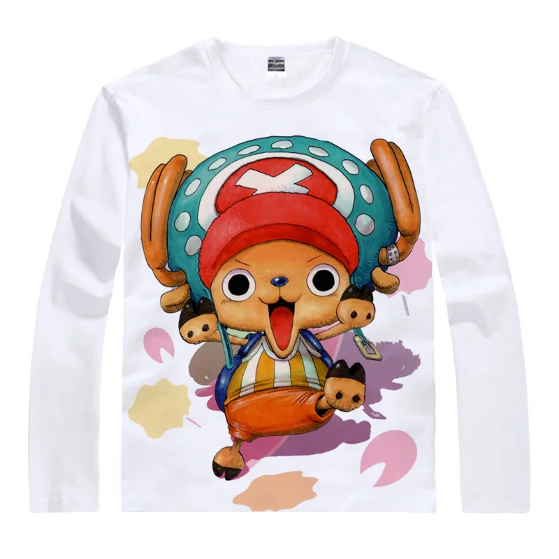 Coolprint Футболка с изображением в стиле аниме ONE PIECE футболки соломенная шляпа