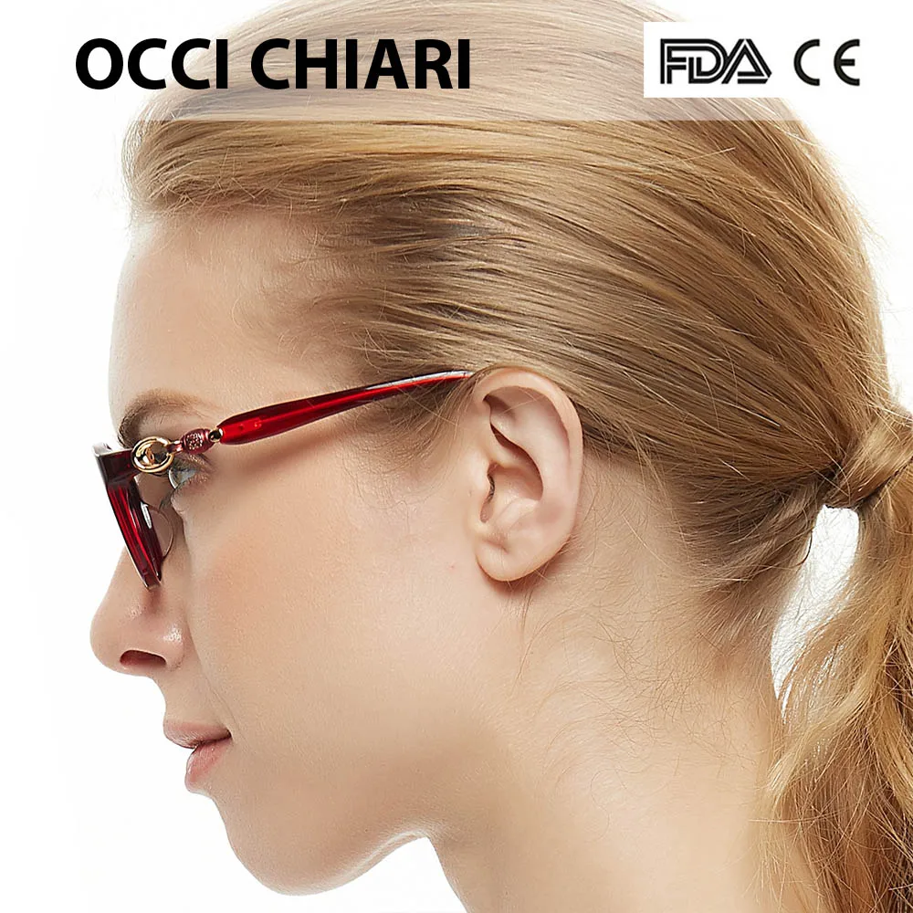 Женские очки OCCI CHIARI винтажные в ретро стиле оправа для глаз при близорукости